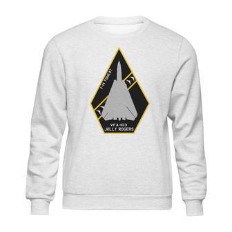 Vfa103 Jolly Rogers F14 Tomcat Jet Aircraftpatch Sweatshirt | Favorety DE