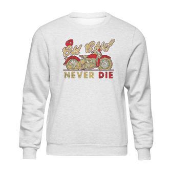 Vintage Motorcycle Native Chief Motorcycle Bikers Gift Sweatshirt | Favorety