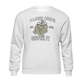 Vintage Usmc Chesty Semper Fi Retro Sweatshirt | Favorety DE