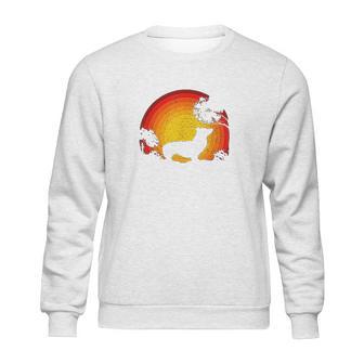 Welsh Corgi Vintage Sunset Sweatshirt | Favorety AU