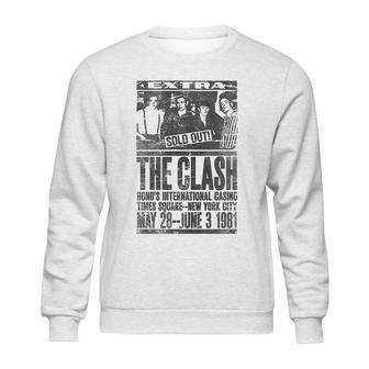 White The Clash Bonds 1981 Official Sweatshirt | Favorety AU