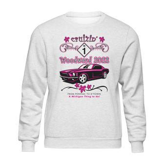 Woodward Avenue Cruise 2022 M1 Pink Style Sweatshirt | Favorety AU