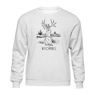 Wyoming Jackalope Tee Fun Jackrabbit Bunny Sweatshirt | Favorety AU