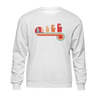 Retro Vintage Video Game Arcade Machines Sweatshirt | Favorety