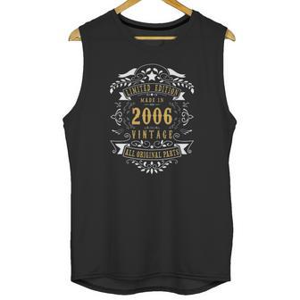 15 Years Old Made Born In 2006 Vintage 15Th Birthday Gift Unisex Tank Top | Favorety UK