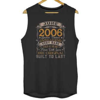 15Th Birthday Decorations June 2006 Boy Girl 15 Years Old Unisex Tank Top | Favorety