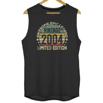 18 Years Old Legendary Retro Vintage Awesome Birthday 2004 Unisex Tank Top | Favorety