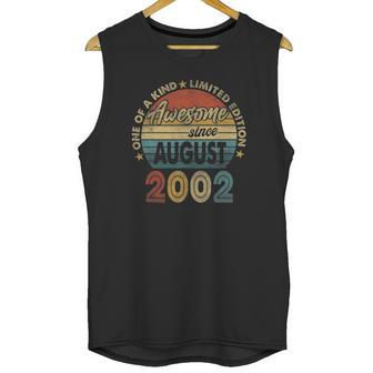 19 Years Old 19Th Birthday Men Awesome Since August 2002 Ver2 Unisex Tank Top | Favorety