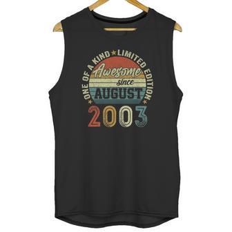 19 Years Old Birthday Awesome Since August 2003 19Th Birthday Unisex Tank Top | Favorety CA