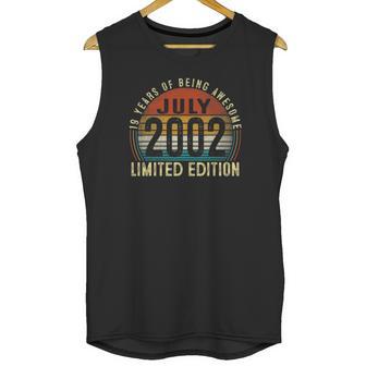 19 Years Old Vintage July 2002 Limited Edition 19Th Birthday Unisex Tank Top | Favorety