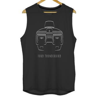 1964 Ford Thunderbird Stencil Unisex Tank Top | Favorety CA