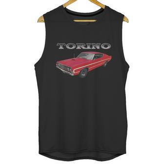 1969 Ford Torino Gt Red Unisex Tank Top | Favorety UK