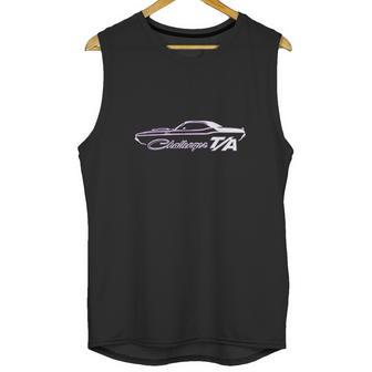 1970 Dodge Challenger Ta Classic Outline Design Unisex Tank Top | Favorety CA