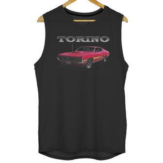 1970 Ford Torino Gt Red Unisex Tank Top | Favorety CA