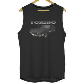 1971 Ford Torino Black Unisex Tank Top | Favorety DE