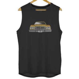 1973 Ford Gran Torino Two Sided Gold Unisex Tank Top | Favorety