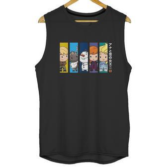 2 Chibi Characters Japanese Unisex Tank Top | Favorety CA