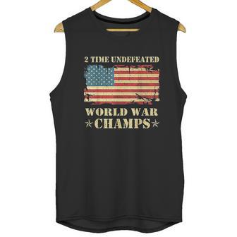 2 Time Undefeated World War Champs Unisex Tank Top | Favorety AU