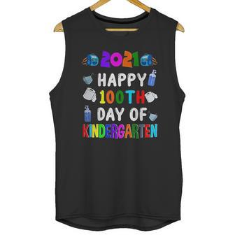 2022 Happy 100Th Day Of Kindergarten Cute 100 Days Unisex Tank Top | Favorety CA