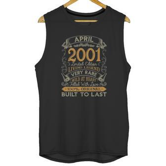 20Th Birthday 20 Years Old Retro Vintage April 2001 Ver2 Unisex Tank Top | Favorety DE