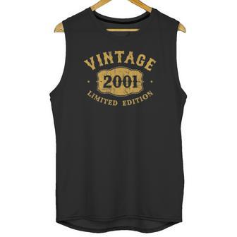 21 Years Old 21St Birthday Vintage Born In 2001 Ver2 Unisex Tank Top | Favorety DE