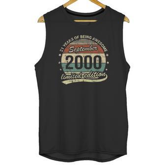 21St Birthday September 2000 21 Years Old Being Awesome Unisex Tank Top | Favorety DE