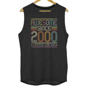 21St Birthday Vintage Tee 21 Years Old Awesome Since 2000 Ver2 Unisex Tank Top | Favorety CA