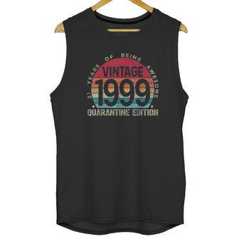 22St Birthday Retro Vintage 1999 Social Distancing Unisex Tank Top | Favorety DE