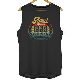 23Rd Birthday Gifts 23 Years Old Retro Born In April 1998 Ver2 Unisex Tank Top | Favorety CA