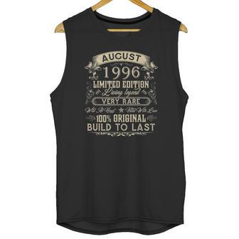 26Th Birthday Gift 26 Years Old Retro Vintage August 1996 Ver2 Unisex Tank Top | Favorety DE