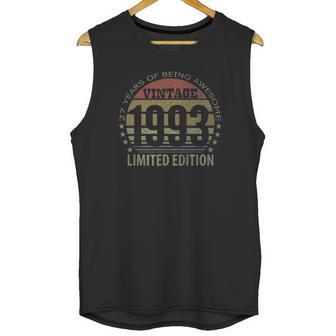 27 Years Old Gifts Vintage 1993 Limited Edition 27Th Birthday Unisex Tank Top | Favorety UK