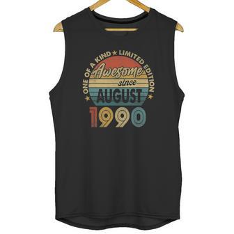 31 Years Old 31St Birthday Men Awesome Since August 1990 Ver2 Unisex Tank Top | Favorety AU