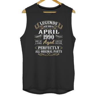 31 Years Old 31St Birthday Decoration April 1990 Ver2 Unisex Tank Top | Favorety CA