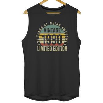 31 Years Old Vintage 1990 Limited Edition 31St Birthday Unisex Tank Top | Favorety CA