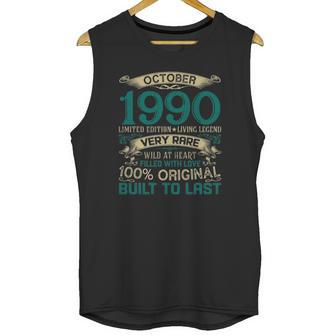 31St Birthday October 1990 Limited Edition Gift 31 Years Old Unisex Tank Top | Favorety DE