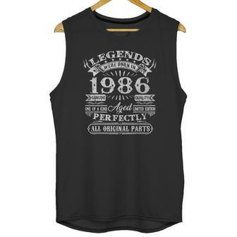 35 Years Old Gifts Legends Were Born In 1986 35Th Birthday Unisex Tank Top | Favorety AU