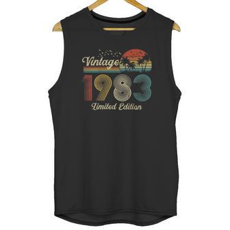 38 Years Old Gifts Vintage Classic 1983 Retro Limited Edition Unisex Tank Top | Favorety DE