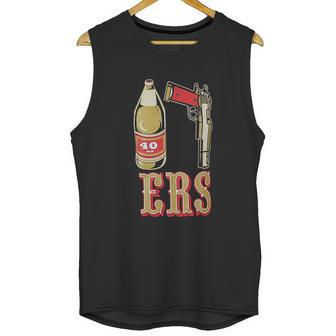 40Oz San Francisco Pistol Golden Empire Unisex Tank Top | Favorety