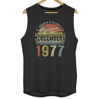 44 Years Old Gifts Vintage December 1977 44Th Birthday Gift Unisex Tank Top | Favorety DE