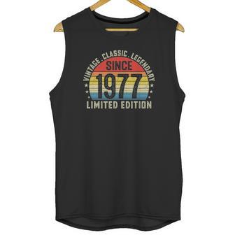 44Th Birthday 44 Years Old Bday Retro Vintage Since 1977 Ver2 Unisex Tank Top | Favorety UK