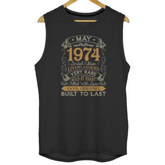 47Th Birthday Gift 47 Years Old Retro Vintage May 1974 Ver2 Unisex Tank Top | Favorety UK