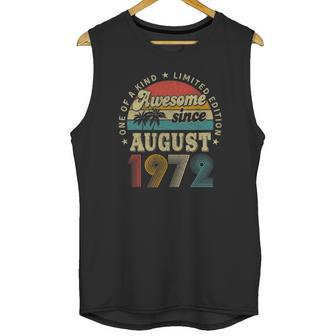 49 Years Old Decoration Awesome Since August 1972 Birthday Unisex Tank Top | Favorety AU