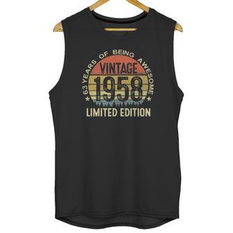 63 Years Old Vintage Limited Edition 1958 63Th Birthday Unisex Tank Top | Favorety