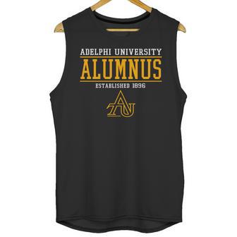 Adelphi University Alumnus Unisex Tank Top | Favorety AU