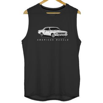 Aggressive Thread 1966 Chevelle American Muscle Car Unisex Tank Top | Favorety