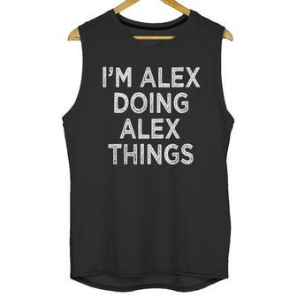 Alex Graphic Design Printed Casual Daily Basic Unisex Tank Top | Favorety DE