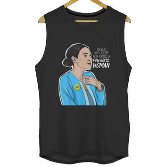 Alexandria Ocasio Cortez Powerful Woman Unisex Tank Top | Favorety UK