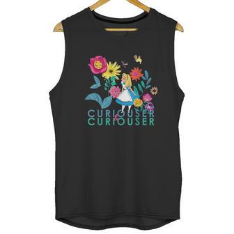 Alice In Wonderland Curiouser Curiouser Unisex Tank Top | Favorety