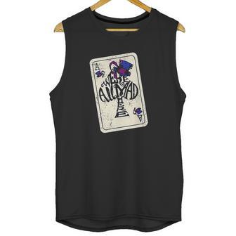 Alice In Wonderland Were All Mad Here Ace Of Spades Unisex Tank Top | Favorety