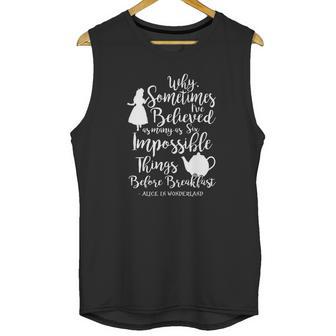 Alice In Wonderland Unisex Tank Top | Favorety